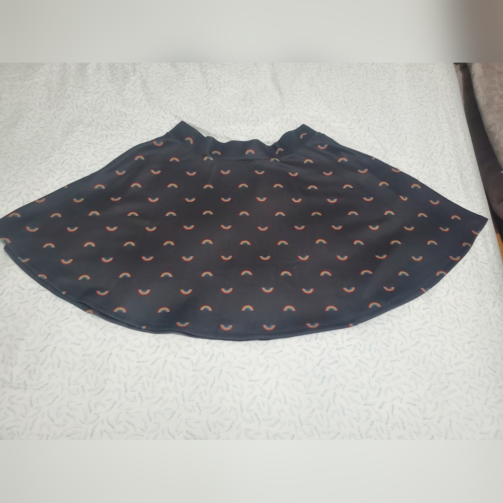 Rainbow skater skirt w/ pockets